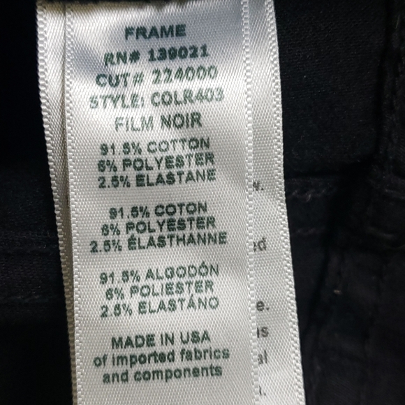 Frame Le Color Rip Skinny Jeans - Picture 6 of 6